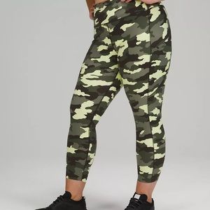 Lululemon Fast And Free HR Tight 25" Camo
